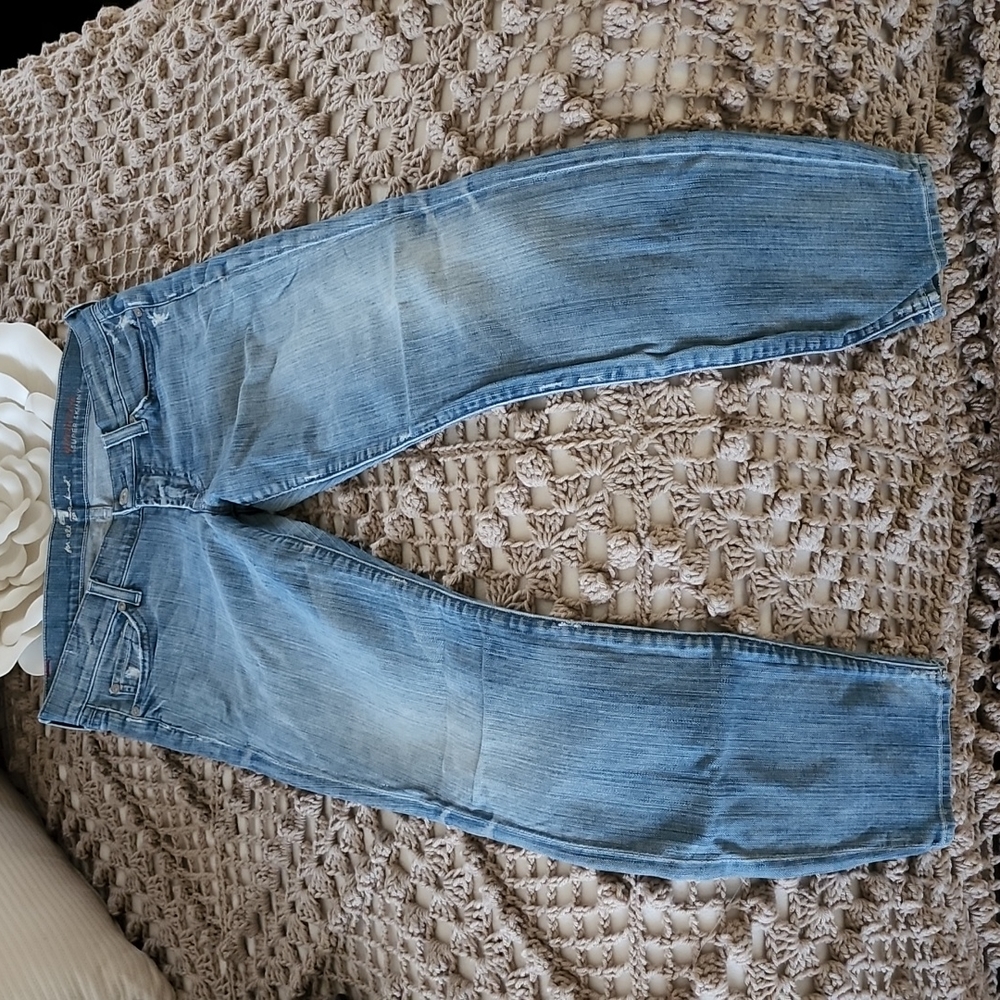 7 For All Mankind gwenevere super skinny jeans, size 28.